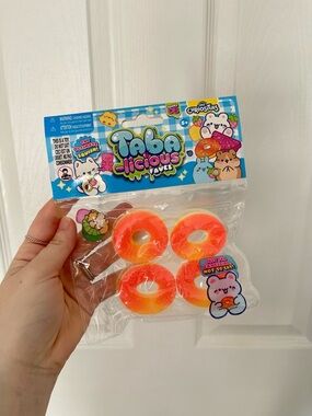 Taba-licious Peach Rings Squishy Set - Kids Toys